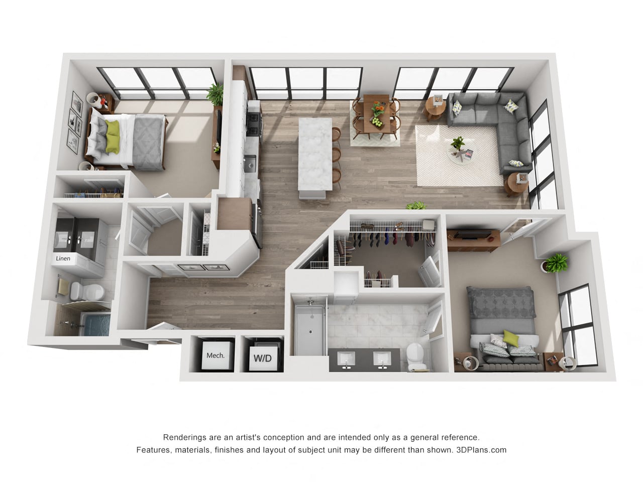 2I floor plan